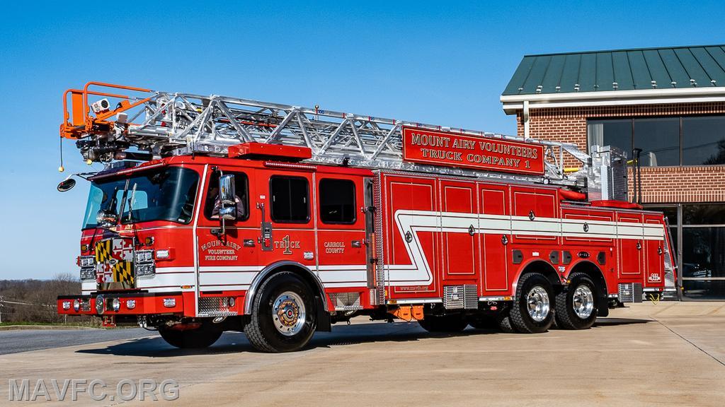 Truck 1 Placed In Service Mt Airy Volunteer Fire Company